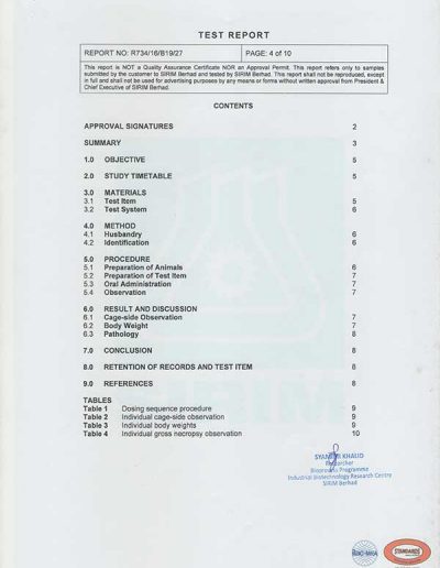 Energy Soap Malaysia Sirim Report 五方能量皂 马来西亚 SIRIM 测试报告 | Five Directions