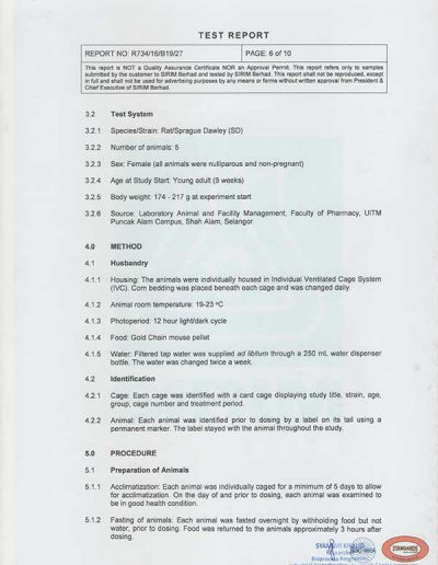 Energy Soap Malaysia Sirim Report 五方能量皂 马来西亚 SIRIM 测试报告 | Five Directions