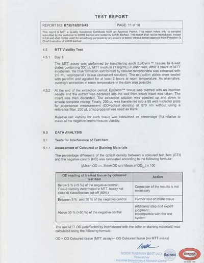 Energy Soap Malaysia Sirim Report 五方能量皂 马来西亚 SIRIM 测试报告 | Five Directions