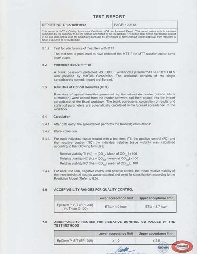 Energy Soap Malaysia Sirim Report 五方能量皂 马来西亚 SIRIM 测试报告 | Five Directions