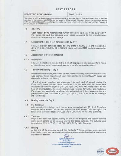 Energy Soap Malaysia Sirim Report 五方能量皂 马来西亚 SIRIM 测试报告 | Five Directions