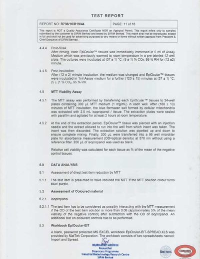 Energy Soap Malaysia Sirim Report 五方能量皂 马来西亚 SIRIM 测试报告 | Five Directions
