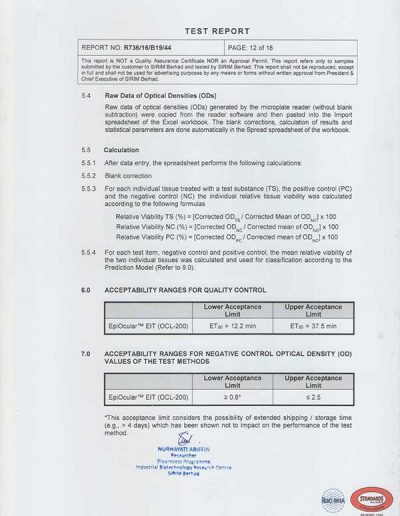 Energy Soap Malaysia Sirim Report 五方能量皂 马来西亚 SIRIM 测试报告 | Five Directions
